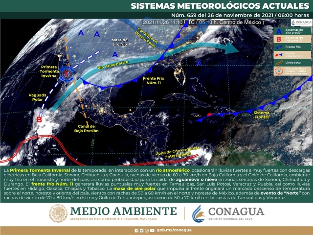 Fin de semana frío para Morelos