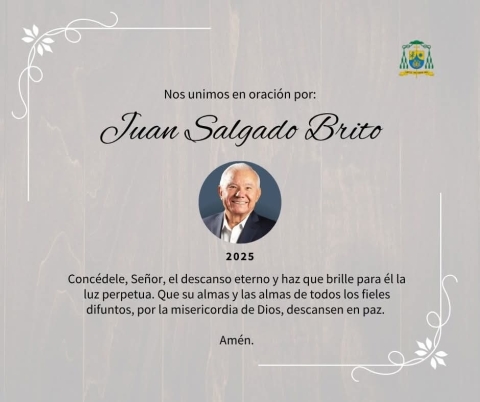 Expresa condolencias presidente de la CEM tras fallecimiento del secretario de Gobierno, Juan Salgado Brito