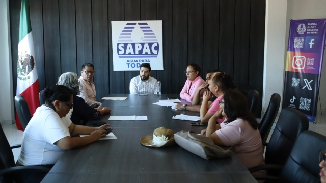 Efect&uacute;a SAPAC reuni&oacute;n de trabajo con integrantes de la comisi&oacute;n de Asociaci&oacute;n C&iacute;vica Morelense