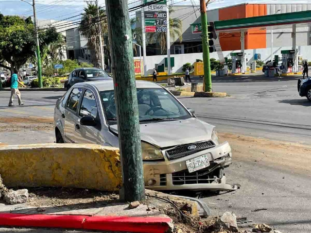 Ambos vehículos fueron trasladados a un corralón.