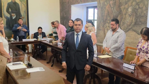 El nuevo tesorero municipal.