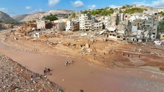 Suman más de 11 mil muertes en Libia a causa del ciclón Daniel
