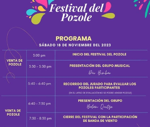 Realizarán Festival del Pozole en San José Vista Hermosa