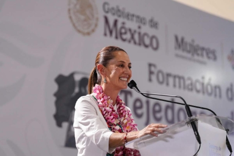 La presidenta Claudia Sheinbaum anunció en Morelos el reforzamiento de la seguridad en Cuautla. 