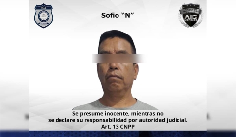 Agredió a su esposa