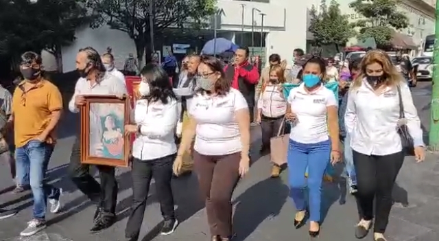 Caminata de músicos en el día de Santa Cecilia