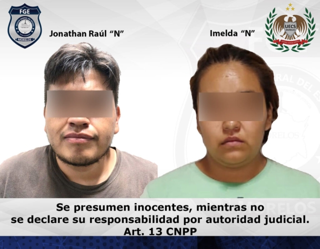 Pareja vinculada a proceso por secuestro agravado