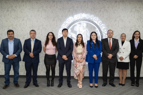 Realiza recorrido Unidad de Enlace para la Reforma al Sistema de Justicia Laboral en los juzgados laborales del TSJ