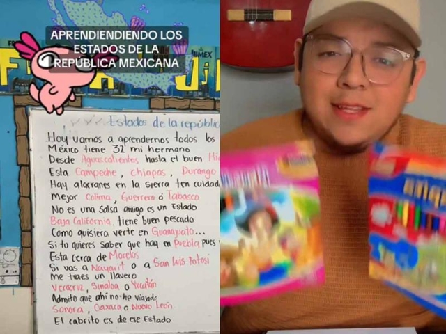 Profesor crea canción para enseñar geografía y se viraliza en redes