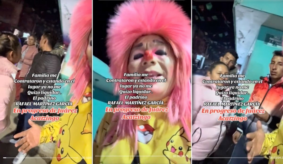 'Son 10 mil pesos': casi linchan al Payaso Talachitas por cobrar su show