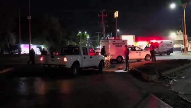   El cuerpo fue traslado a la morgue a bordo de una unidad del Semefo.