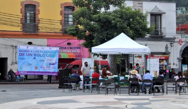 Se suma Yautepec a la campaña estatal para erradicar los plásticos de un solo uso