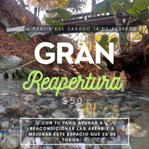 Reabren balneario r&uacute;stico &ldquo;Para&iacute;so Escondido&rdquo; en Mazatepec