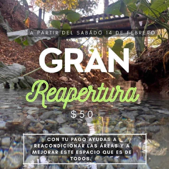 Reabren balneario r&uacute;stico &ldquo;Para&iacute;so Escondido&rdquo; en Mazatepec