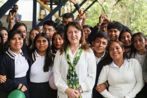 Fortalece gobierno de Margarita González Saravia infraestructura en el EMSaD número 10 de Tlayacapan