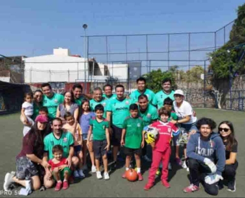NC School FC ha sabido combinar el futbol con la convivencia familiar. 