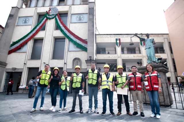 Garantiza TSJ la protección civil de empleados, abogados y visitantes