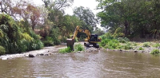  Los trabajos se realizan ante la proximidad de la temporada de lluvias.