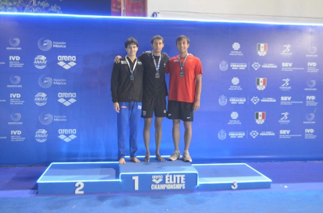 El nadador morelense registr&oacute; un tiempo de 8:01.90 en la prueba de 800 metros libres.