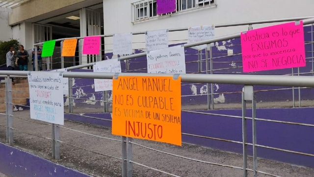 Se manifiestan en Cuautla para pedir libertad de acusado