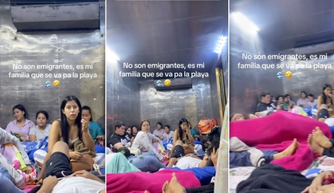 No es caravana migrante, ¡es mi familia de vacaciones!