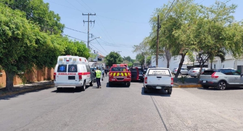 Decenas de elementos de seguridad acudieron a la zona.