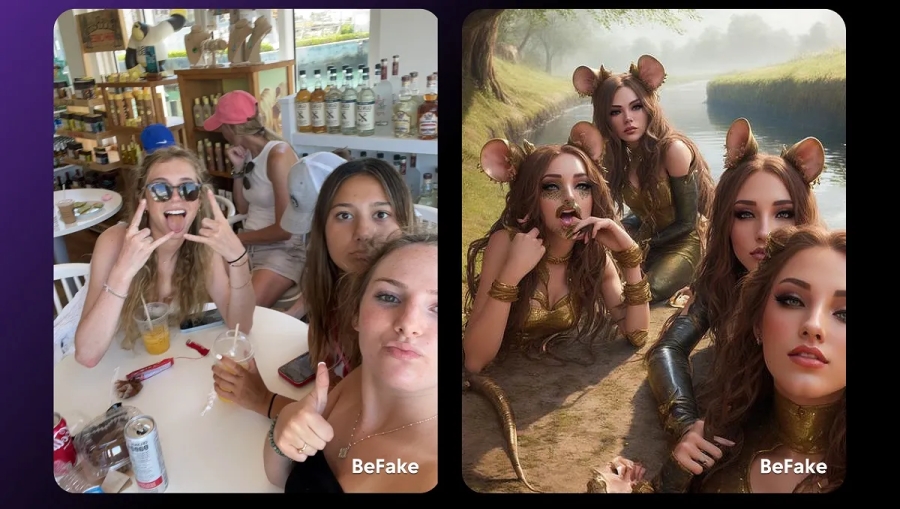 'BeFake AI', la nueva red social que combina selfies con inteligencia artificial
