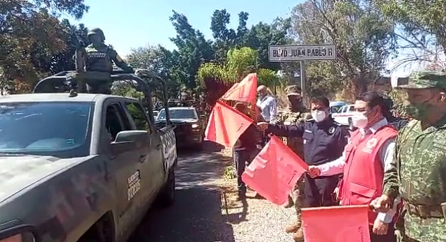 Banderazo de arranque de operativo de seguridad por puente vacacional