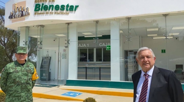 AMLO inaugurará sucursales del Banco del Bienestar.