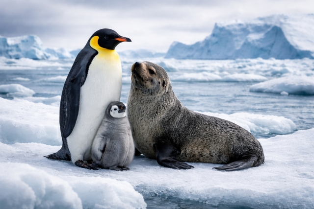 Ping&uuml;ino emperador y lobo marino ant&aacute;rtico enfrentan riesgo de extinci&oacute;n