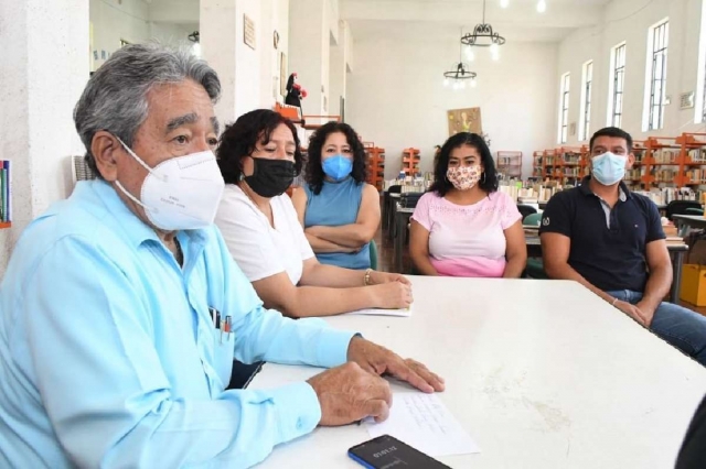 Jaime Martínez Rivera, coordinador de Bibliotecas y Cultura de Cuautla.