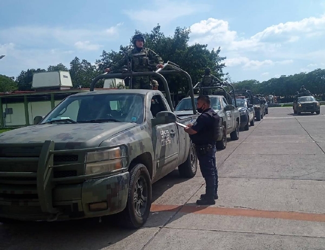 Las instituciones realizan acciones de combate a la delincuencia organizada. 