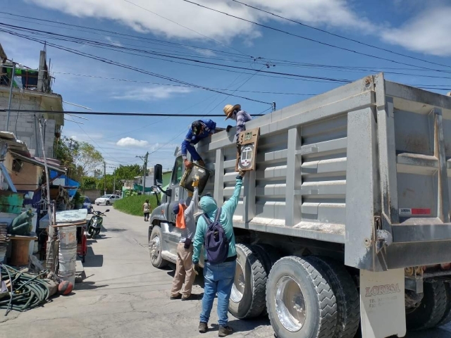 El camión recolector recorrerá todas las colonias y los poblados del municipio.