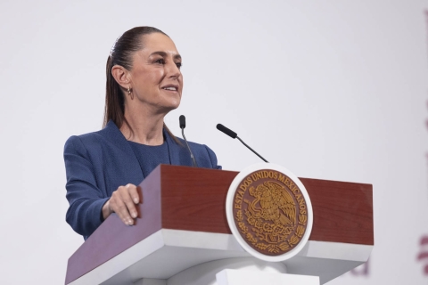 Sheinbaum niega protección a red de huachicol fiscal