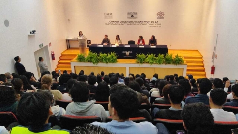 Llevan a cabo en UAEM jornada universitaria a favor de la cultura de paz y resolución de conflictos