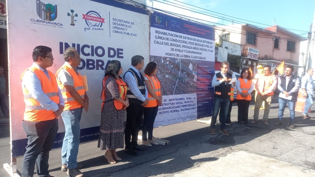 Arranca edil capitalino trabajos de rehabilitación del sistema de agua entubada, pozo Bosques-IMSS