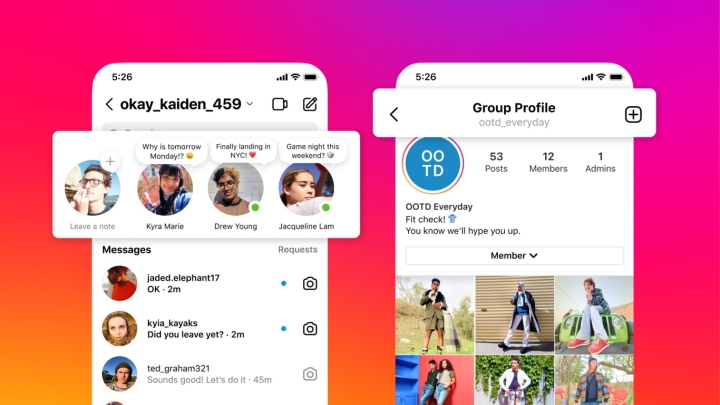Instagram lanza una nueva función de notas y otras herramientas
