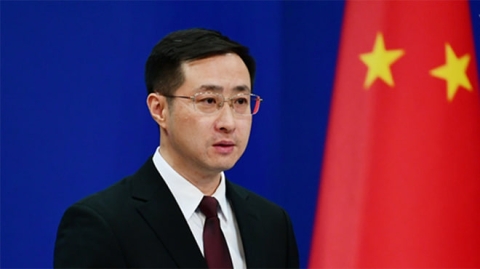 Lin Jian, portavoz del Ministerio de Asuntos Exteriores de China.