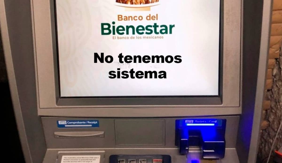 Fallaron los cajeros del Banco del Bienestar