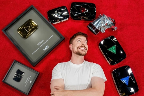 MrBeast, el único creador que ha conseguido todos los premios de YouTube