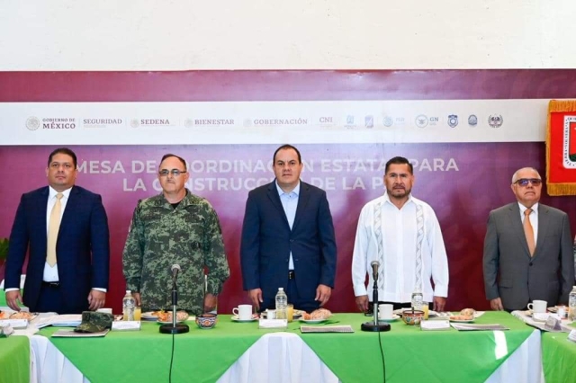 Permanente el trabajo interinstitucional en la Mesa de Coordinación Estatal en favor de la seguridad y bienestar social: Cuauhtémoc Blanco