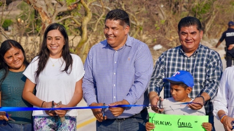 Inaugura diputado Francisco Sánchez pavimentación de carretera a Huexca en Yecapixtla