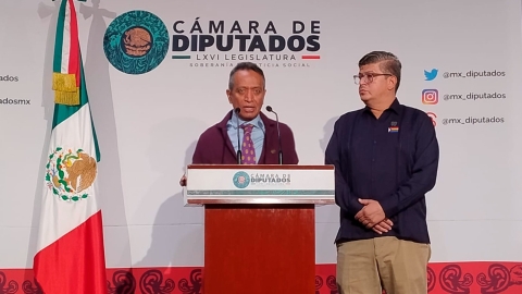 Participa Morelos en conferencia de prensa de la comisión de diversidad de la LXVI Legislatura de la Cámara de Diputados