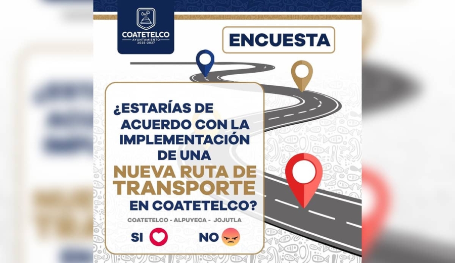 Proponen nueva ruta de transporte entre Coatetelco, Alpuyeca y Jojutla