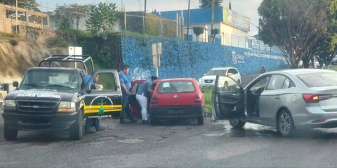 Tres lesionados, saldo de dos choques