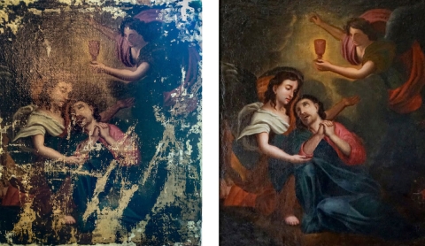 Una calcomanía digital creada con IA revoluciona la restauración de pinturas antiguas