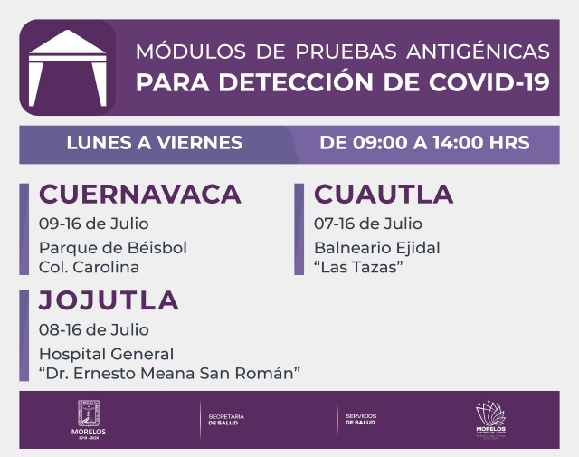 Reinstalan módulos de atención integral en Cuernavaca, Cuautla y Jojutla