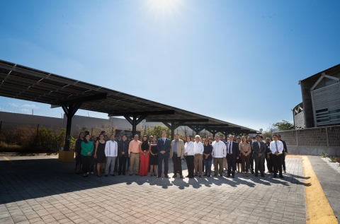 Inaugura presidente del TSJ sistema fotovoltaico en Ciudad Judicial de Atlacholoaya