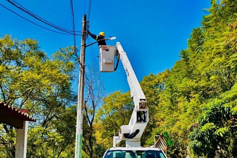 Sustituyen luminarias en calles de Rancho Tetela para fortalecer la eficiencia energ&eacute;tica en Cuernavaca