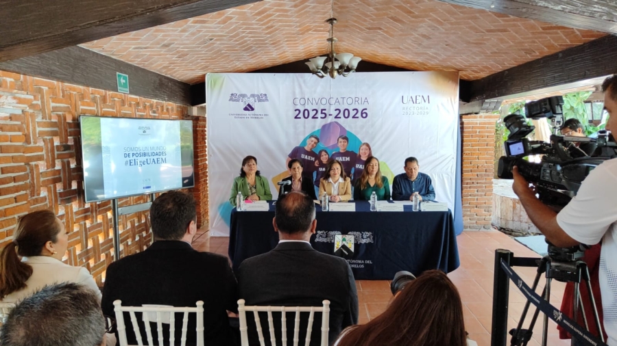 Presentan convocatoria de nuevo ingreso a la UAEM